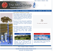 Tablet Screenshot of amdindustries.com